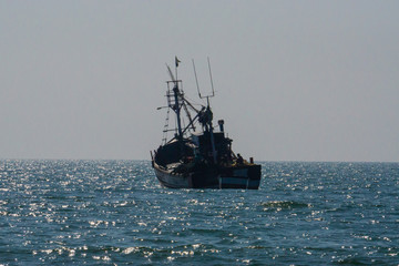Lone Fishing Boat