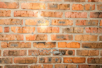 Texture of a brick wall.