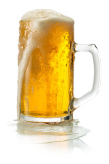 Pitcher of Beer with Foam