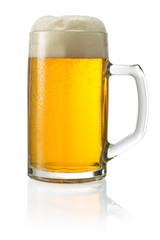 Pitcher of Beer with Foam