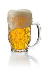 Pitcher of Beer with Foam