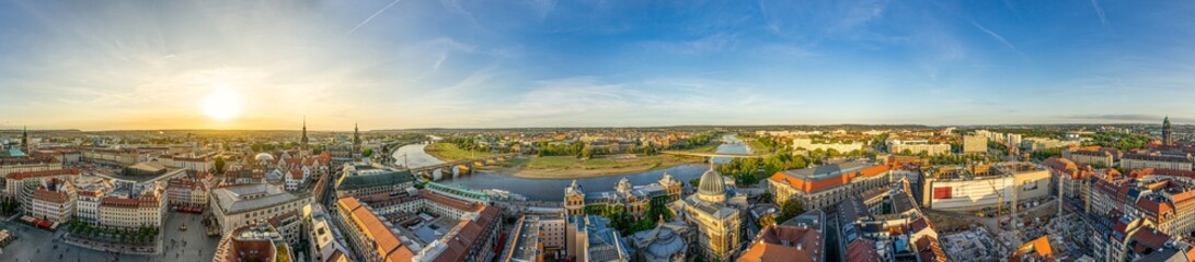 Panorama über Dresden