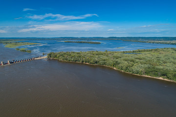 Mississippi river landscape