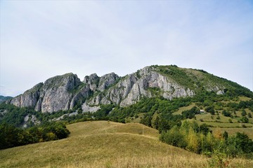 Landscape in Apuseni mountains from Romania