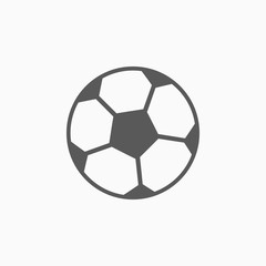 Obraz premium football icon, ball vector