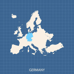 map of Germany