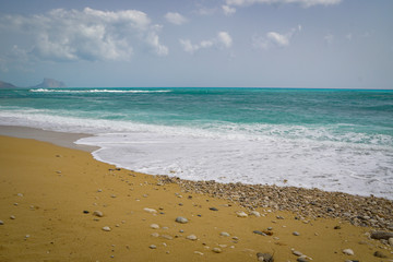  ALTEA, SPAIN - SEPTEMBER 12, 2019: Beautiful views of Altea promenade