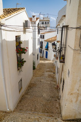 ALTEA, SPAIN - SEPTEMBER 12, 2019: Beautiful views of Altea with old town and incredible nature 