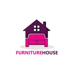 Furniture House Logo Template Design