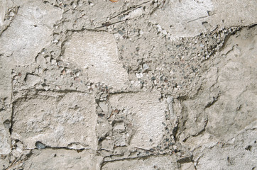 An Old Brick Wall. The Background Is Made Of Bricks.