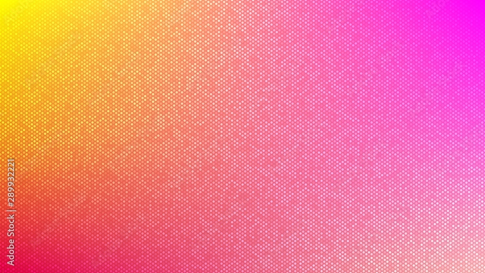 Poster blurred background. circle dots pattern. abstract pink and yellow gradient design. round spot textur