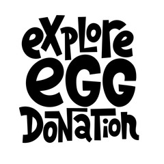 Egg donation lettering quotes