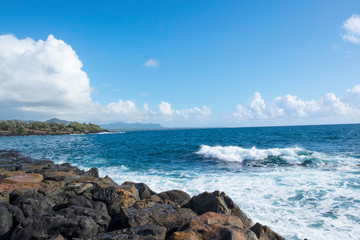 Kauai island waves seascape ocean 