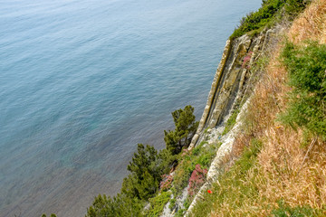 Obraz premium Seascape, view from the cliff, Tsemes bay