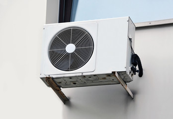 Fototapeta premium Air conditioner system on wall
