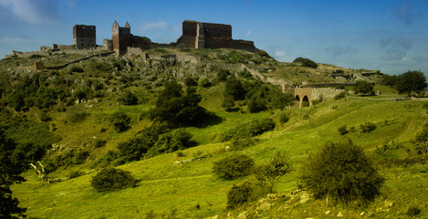 coasts on the island of Bornholm, Hammershus and its surroundings