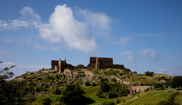 coasts on the island of Bornholm, Hammershus and its surroundings