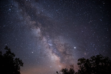 Fototapeta na wymiar Milky Way Sky Colorado