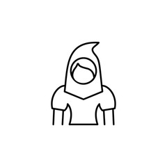 Little red riding hood, fairy tale icon. Element of fairy Tale icon