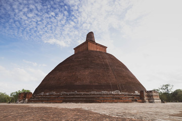 Jetavana Dagoba is one of the central landmarks in the sacred world heritage city of Anuradhapura,
