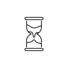 Hourglass icon. Element of historical games icon
