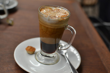 coffee, cream and cherry.