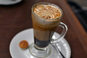 coffee, cream and cherry.