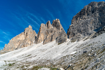 S&uuml;dseite der Drei Zinnen in S&uuml;dtirol