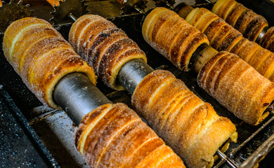 cooking sugar spit cakes golden tone baked products