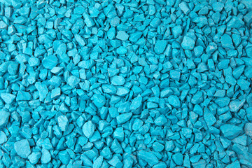 Background of blue gravel