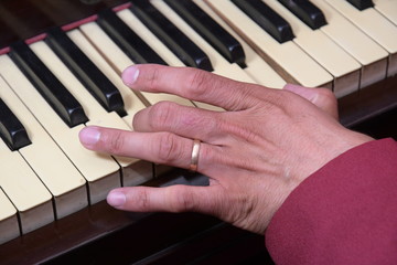 Fototapeta premium Mano de Pianista