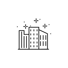 Cityscape, building icon. Element of geography icon