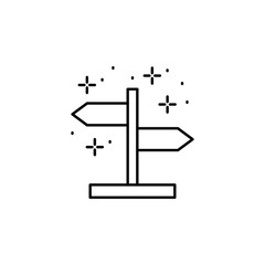 Pointer, direction icon. Element of geography icon