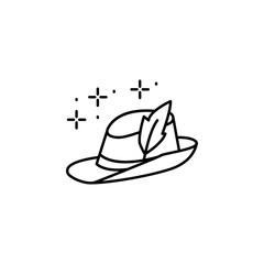 Hat, German icon. Element of October festival icon