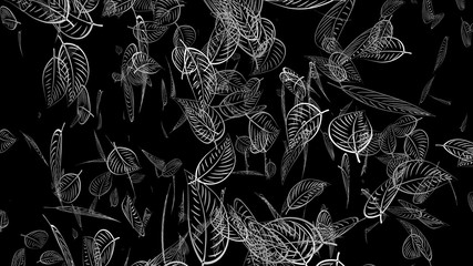 3d rendering of  leaf texture or leaf background