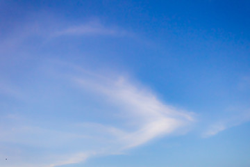 blue sky with white clouds