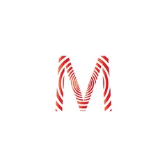 Obraz premium M Letter logo business template vector icon