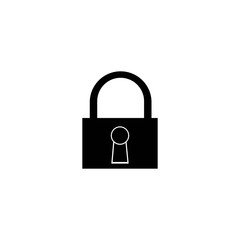 Security logo template vector icon illustration