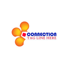 creative modern logo design template with circle