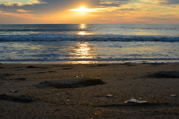 Sunrise over the Atlantic ocean as seen from Rodanthe on the Outer Banks of North Carolina