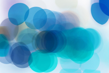 Defocused colorful city night lights