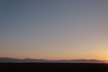 Sunset at Song Kol