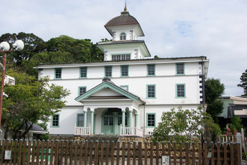 Mitsuke primary school in Mitsuke station on old Tokaido road, Iwata city, Shizuoka prefecture, Japan.