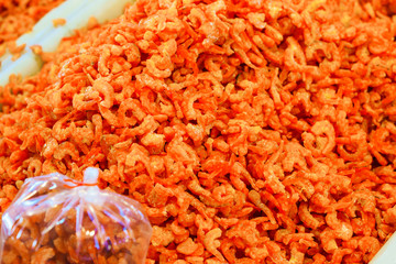 Dried shrimps, a favorite dried ingredient for many food.