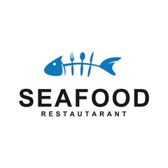 fish tail logo seafood restaurant