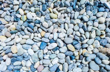Small gravel surface, background gravel, close up shot