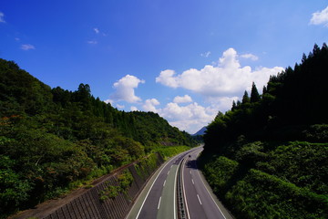 Fototapeta premium 高速道路