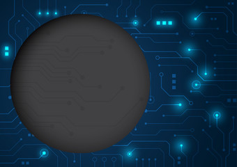 High tech technology geometric