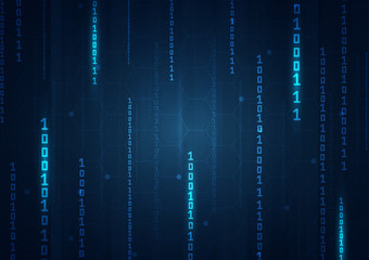 High tech technology geometric