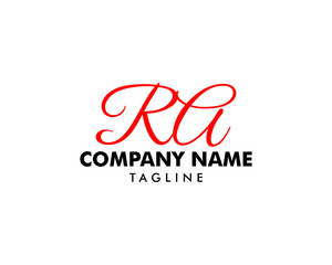 Obraz na płótnie Canvas Initial Letter RA Logo Template Design
